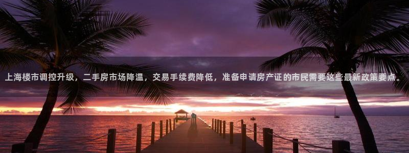 摩登7登录址333OO：上海楼市调控升级，二手房市场降温，交
