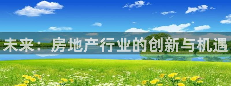 摩登6右7O667：未来：房地产行业的创新与机遇