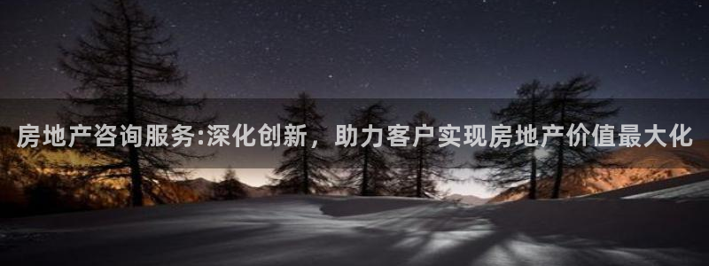 摩登7平台：房地产咨询服务:深化创新，助力客户实现房地产价值