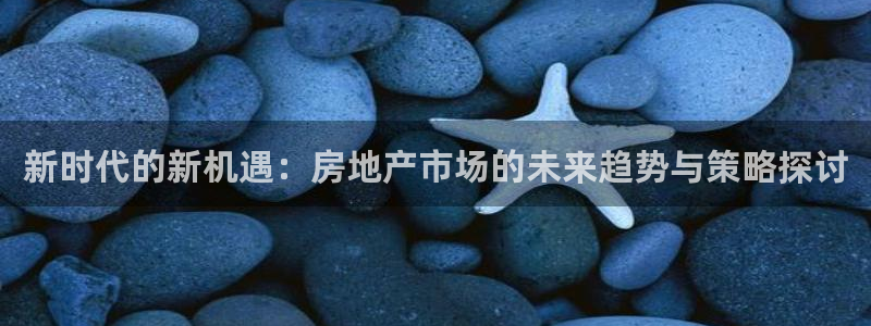 摩登7黑钱：新时代的新机遇：房地产市场的未来趋势与策略探讨