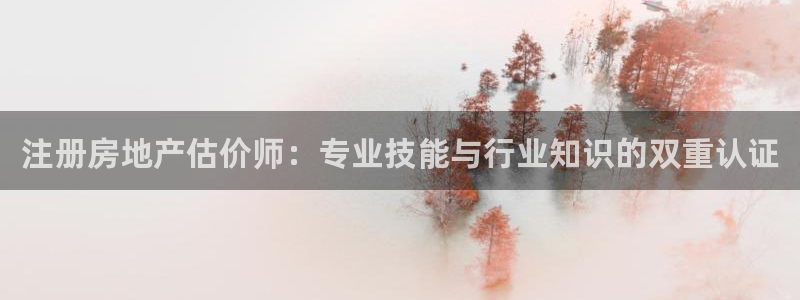 摩登7平台网址下载：注册房地产估价师：专业技能与行业知识的双