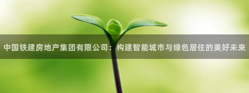 摩登6下7O667：中国铁建房地产集团有限公司：构建智能城市