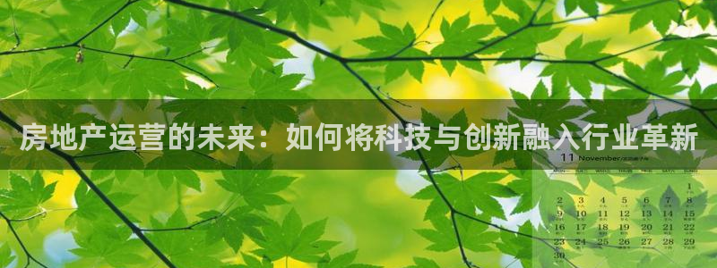摩登7关：房地产运营的未来：如何将科技与创新融入行业革新