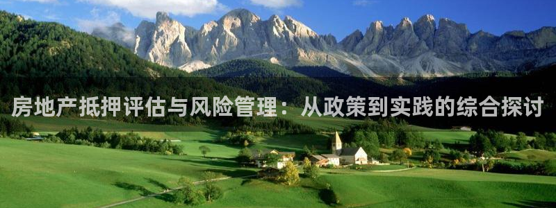 摩登6褚7O667：房地产抵押评估与风险管理：从政策到实践的