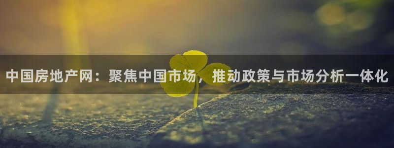 摩登7登录契333OO：中国房地产网：聚焦中国市场，推动政策