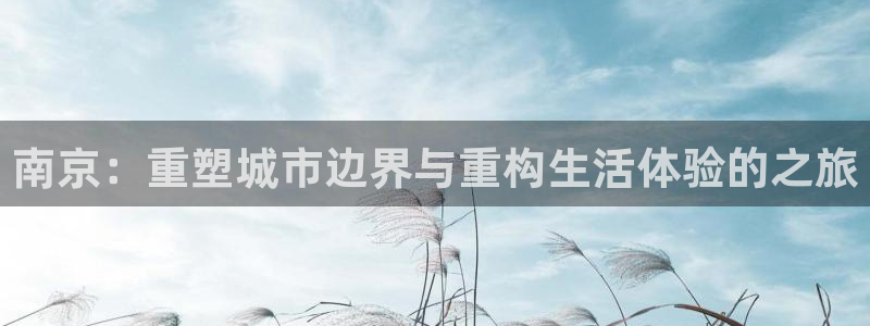 摩登3冯7O667：南京：重塑城市边界与重构生活体验的之旅