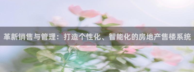 摩登7在线注册加v：革新销售与管理：打造个性化、智能化的房地