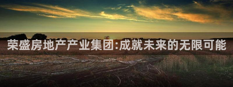 摩登7月7O667：荣盛房地产产业集团:成就未来的无限可能